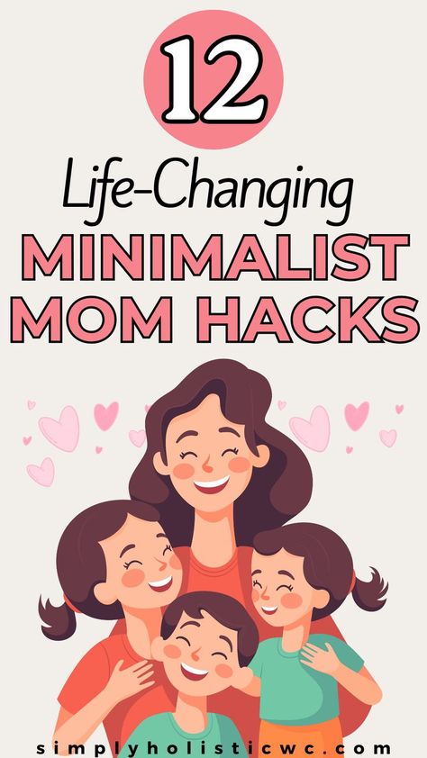 12 Minimalist Living Tips for Moms Clean And Simple Aesthetic, How To Simplify Your Life, Minimalist Hacks, Living Minimalist Lifestyle, Minimalistic Life, Minimalist Tips, Motherhood Quotes Funny, Minimalist Lifestyle Inspiration, Simplify Your Home