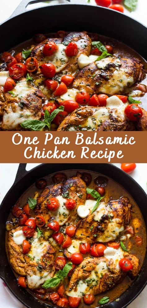 One Pan Balsamic Chicken Recipe: A Flavorful Delight Introduction When it comes to a quick and satisfying dinner, nothing beats a one-pan meal. And if you’re looking to elevate your weeknight dinner game, this One Pan Balsamic Chicken recipe is the way to go. It’s a delightful combination of tender chicken, colorful vegetables, and a […] The post One Pan Balsamic Chicken Recipe a... One Pan Balsamic Chicken, Balsamic Chicken Recipes, Sheet Pan Dinners Recipes, Resep Diet, Balsamic Chicken, Health Dinner, Recipe Chicken, Health Dinner Recipes, Chicken Dishes Recipes