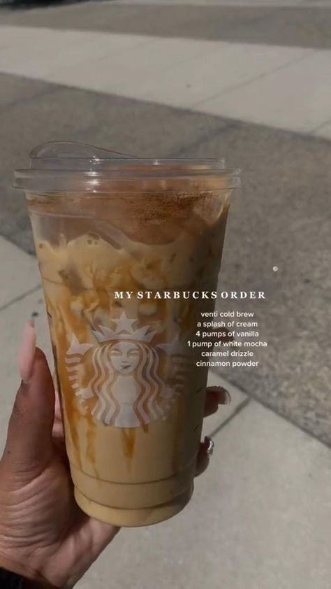 Coffee Starbucks Drinks, Drink Recipes Healthy, Starbucks Cold Brew, Starbucks Drink Menu, Coffee Orders, Starbucks Secret Menu Recipes, Cold Starbucks Drinks, Drinks Starbucks, Starbucks Drinks To Try