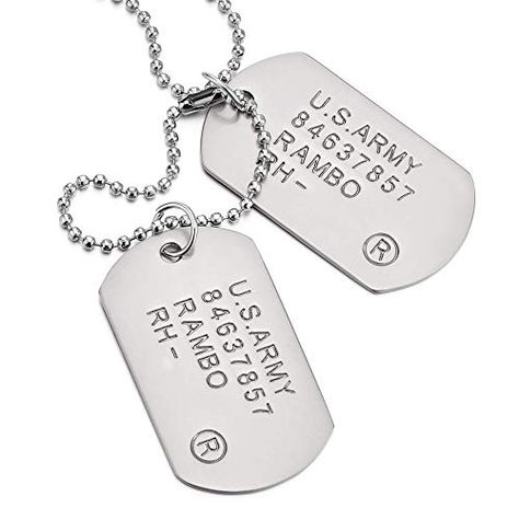 Army Dog Tags, Ancient Egypt Aesthetic, Army Dog Tag, Belt Ideas, Army Dogs, Multicam Black, Dog Tag Pendant, Remember Why You Started, Metal Tag