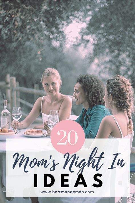 20 moms night in ideas that will bring your girl squad closer together. Mom Night In Ideas, Christian Girls Night Ideas, Moms Night Out Ideas, Moms Night In Party Ideas, Ladies Night Party Themes, Sorority Parents Weekend, Night In Ideas, Girls Night Ideas, Ladies Night Party