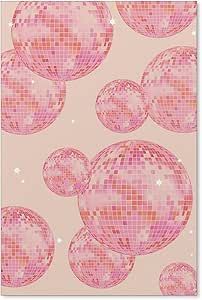 CIDLNMY Pink Disco Ball Wall Art Funky Girly Poster Preppy Aesthetic Room Decor Trendy Bar Cart Decor Fashion Pink and Orange Disco Ball Picture Vintage Wall Decor 16x24inch Unframed Disco Ball Picture, Pink And Orange Disco Ball, Orange Disco Ball, Preppy Aesthetic Room, Disco Ball Wall Art, Disco Ball Wall, Girly Poster, Pink Disco Ball, Girly Room Decor