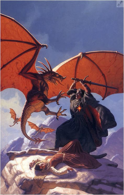 Retro Fantasy Art, Vintage Fantasy Art, Brothers Hildebrandt, Tim Hildebrandt, Greg Hildebrandt, Classic Fantasy, Brothers Art, Dragon Riders, Art Trading Cards