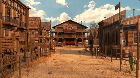 Old Western Towns, Old West Town, Shadow Wolf, Old Western, Western Artwork, West Town, Western Town, Wilde Westen, Western Landscape