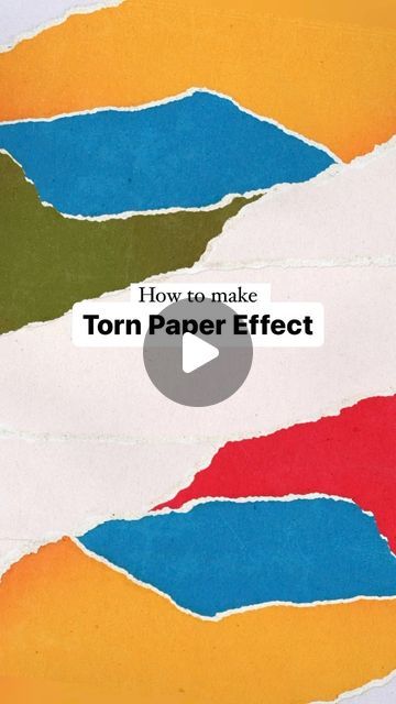 LEEDIA on Instagram: "Here’s how made this torn paper effect in Illustrator, paper texture added in Photoshop. ✌🏼 . Hope this helps! . . #howto #design #graphicdesign #designtool #designtutorial #designtips #illustrator #photoshop" Torn Paper Photoshop, Torn Paper Poster, Ripped Paper Design, Torn Paper Design, Paper Texture Photoshop, Torn Paper Texture, Torn Paper Effect, Paper Effect, Ripped Paper