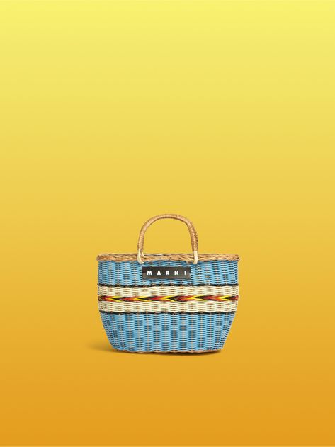 PVC MARNI MARKET bag - Bags Marni Market Bag, Marni Market, Natural Fibre, Dream Lifestyle, Basket Bag, Beach Bags, Basket Weave, Market Bag, Women's Bags