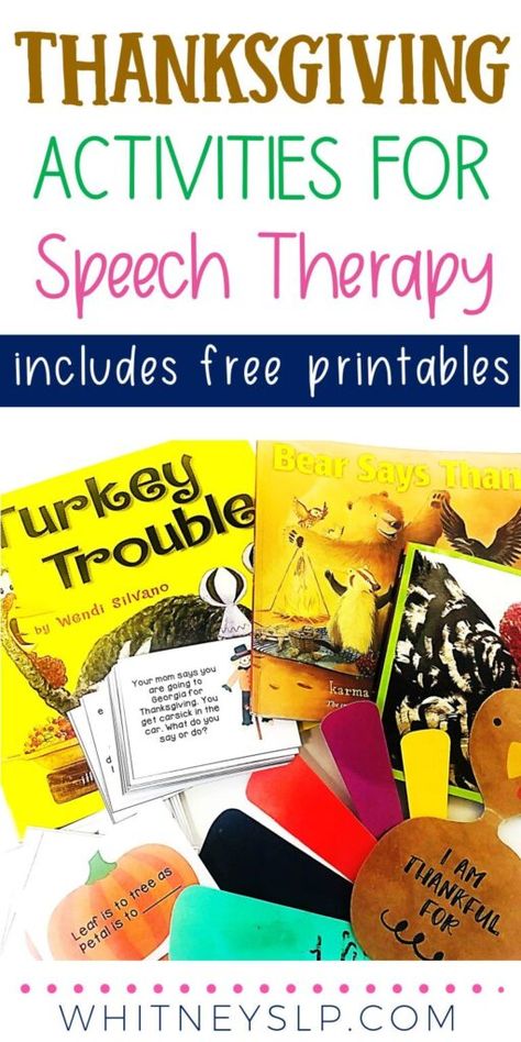 Thanksgiving Speech Therapy Activities, Thanksgiving Therapy Activities, Thanksgiving Language Activities, Following Directions Games, Thanksgiving Themed Activities, Thanksgiving Speech Therapy, Speech Therapy Thanksgiving, Speech Therapy Activities Elementary, Aba Ideas