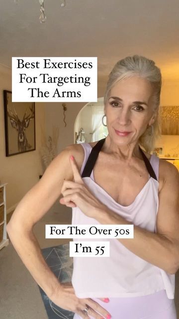 Lean Arms, Tone Arms, 60 Year Old Woman, Home Exercises, Get Toned, Midlife Women, Toned Arms, Weights For Women, At Home Workout