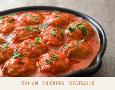 Pamper yourself with an italian inspired meal: chickpea meatballs! Garbanzo Recipes, Dr Sebi Alkaline Diet, Chickpea Meatballs, Sebi Recipes, Alkaline Diet Plan, Dr Sebi Alkaline Food, Mushroom Quinoa, Dr Sebi Recipes, Gluten Recipes