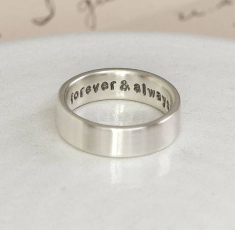 personalised silver hidden message ring by notes | notonthehighstreet.com Rings Engagement Men, Aniversary Ideas, Puzzle Jewelry, Engraved Engagement Ring, Gift Me, Conversion Table, Infinity Jewelry, Fingerprint Jewelry, Hidden Message