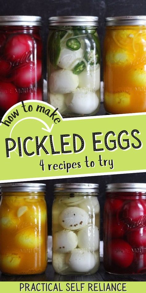 Easy Pickled Eggs, Pickled Quail Eggs, Pickled Eggs Recipe, Easy Pickling Recipes, Pickled Vegetables Recipe, Pickled Foods, Home Canning Recipes, Eggs Recipes, Pickled Eggs