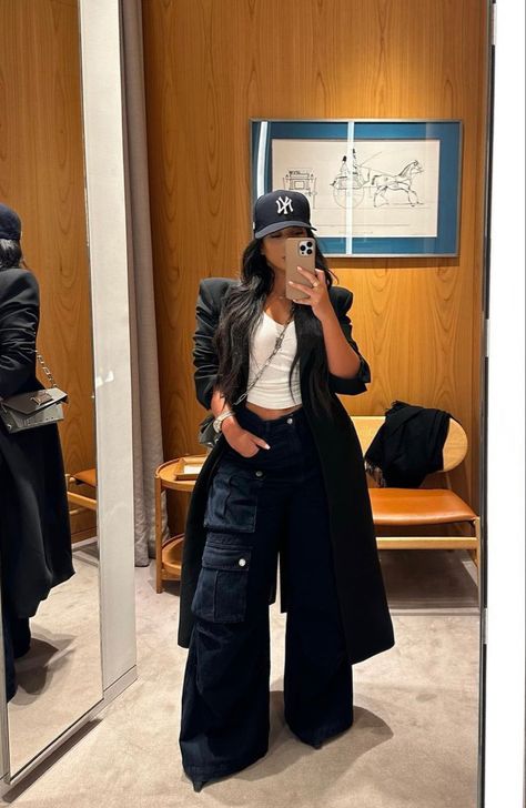 Fall Italy Outfits, Black Cargo Pants Outfit, Chic Boots, Fall 2024 Fashion, Cargo Pants Outfit, Italy Outfits, Add To Cart, Looks Street Style, Streetwear Fashion Women