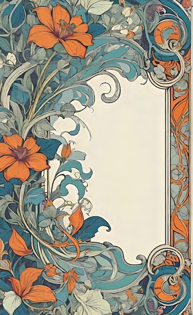 59,000+ Art Nouveau Pictures Art Nouveau Vintage, Art Nouveau Wall Mural, Art Nouveau Wall Art, Art Neauveau Borders, Art Nouveau Men, Art Noveau Flores, Art Nouveau Designs, Art Neavue, Art Nouveau Elements