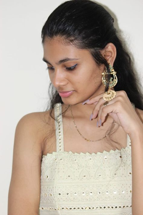 Teri Jhuki Nazar, Brown Girl, Drop Earrings