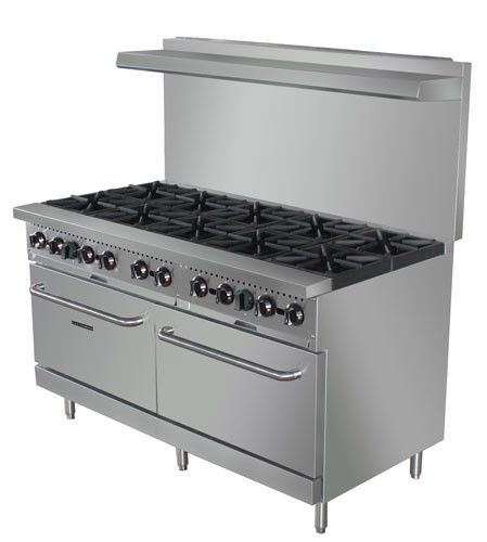 Adcraft BDGR-60/NG 60" Gas Range with 10 Burners Ultra Modern Furniture, Dream Restaurant, Gas Ranges, Industrial Kitchen Design, Commercial Kitchen Equipment, Appliances Design, House Essentials, Event Hall, Stainless Steel Oven