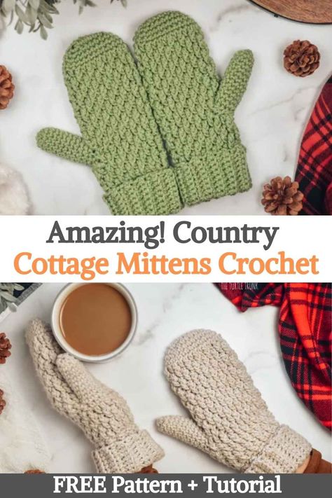 Crocheted Mittens, Hekel Patrone, Fingerless Gloves Pattern, Mittens Crochet, Crochet Mitts, Crochet Hand Warmers, Crochet Mittens Free Pattern, Crochet Mittens Pattern, Glove Pattern