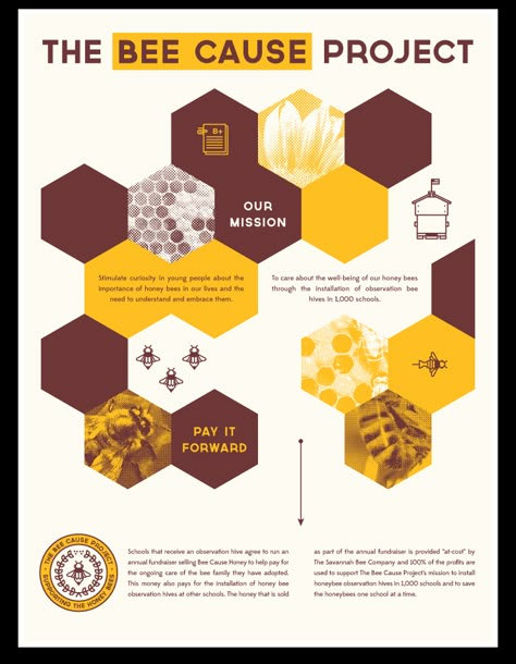 Bee School Project, Bee Branding Design, Bee Poster Design, Bee Graphic Design, Bee Branding, Honey Branding, Honey Bee Facts, Bee Poster, Honeybee Art