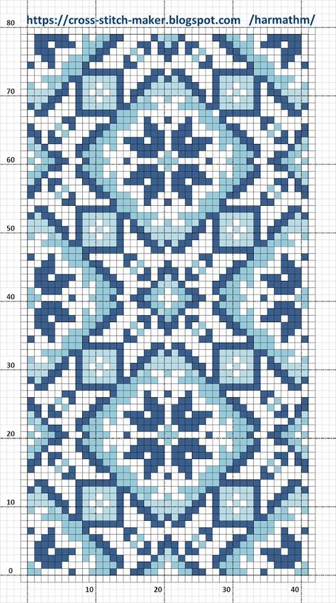 Cross Stitch Patterns Russian Cross Stitch, Cross Stitch Border Pattern, Mosaic Madness, Blackwork Embroidery, Pola Kristik, Crochet Quilt, Pixel Pattern, Scarf Knitting Patterns, Square Patterns