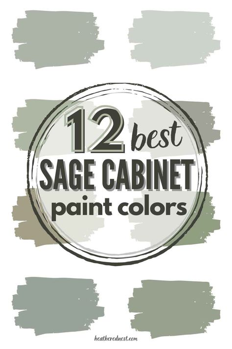 12 Best Paint Colors For Sage Green Kitchen Cabinets Light Green Kitchen Cabinets Paint Colors, Dark Sage Green Cabinets Kitchen, Benjamin Moore Sea Haze Cabinets, Grey Green Kitchen Cabinets Paint Colors, White And Sage Green Kitchen Cabinets, Sw Sage Green Light Cabinets, Seasalt Color Kitchen Cabinets, Gray Cabinets Green Walls, Sherwin Williams Clary Sage Kitchen Cabinets