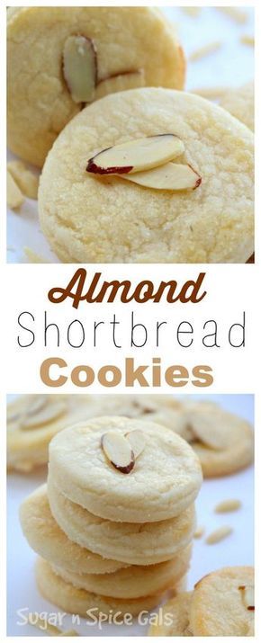 Almond Shortbread Cookie Recipe, Danish Cookies, Almond Shortbread, Almond Shortbread Cookies, Almond Meal Cookies, Short Bread, Bread Cookies, Shortbread Cookie Recipe, Buttery Cookies