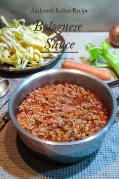 Pancetta Vegetables, Authentic Bolognese Sauce, Authentic Bolognese, Homemade Tagliatelle, Italian Bolognese, Traditional Bolognese, Bolognese Sauce Authentic, Italian Sauce Recipes, Tagliatelle Bolognese