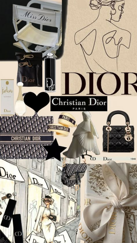 Chanel Dior Aesthetic, Vintage Dior Aesthetic, Dior Collage, Dior Aesthetic Vintage, Christian Dior Wallpaper, Christian Dior Aesthetic, Dior Aesthetic Wallpaper, Dior Wallpapers, Dior Vibes