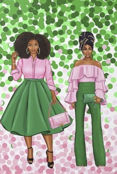 Sorority Scrapbook, Aka Photoshoot, Alpha Kappa Alpha Paraphernalia, Sorority Pictures, Black Sorority, Happy Founders Day, Aka Sorority Gifts, Sorority Art, Skee Wee