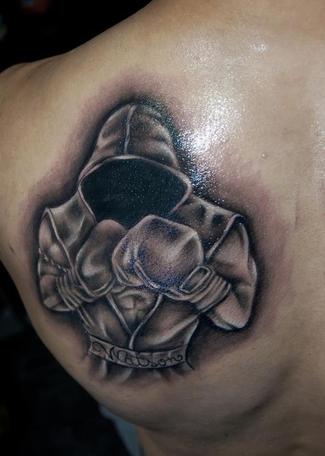 Tattoo Boxing, Champion Tattoo, Boxing Tattoo, Boxing Gloves Tattoo, Boxer Tattoo, Boxing Tattoos, Fenrir Tattoo, Tattoo Modern, Box Tattoo