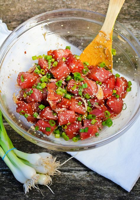 Tuna Poke Recipe, Ahi Tuna Poke, Poke Recipe, Tuna Poke Bowl, Poke Bowl Recipe, Ahi Poke, Tuna Poke, Poke Bowls, Tuna Recipes