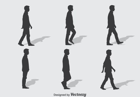 Man Walk Cycle Vector People Walking Png, Stairs Icon, Walking Silhouette, Isometric People, Silhouette Architecture, Cityscape Silhouette, Dance Silhouette, Icon Parking, Dancer Silhouette