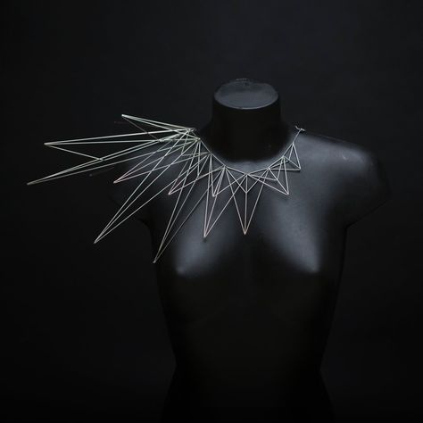 Design | Colossal | Page 2 Wearable Architecture, Structured Fashion, Alternative Model, Persian Fashion, Black Rock City, Edgy Accessories, 3d Jewelry, Ballerina Style, Chic Halloween