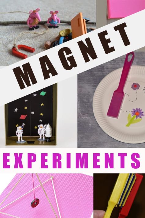 Magnets And Electricity Activities, Magnet Projects For Kids, Magnet Activities For Preschool, Diy Magnets For Kids, Magnet Activities For Kids, Magnet Experiments For Kids, Magnet Stem, Magnet Science Experiment, Magnet Maze