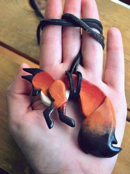 Wooden Fox, Fox Totem, Fox Necklace, Foxes Necklace, Fox Pendant, Wood Carving Tools, Clay Figures, Carving Tools, Whittling