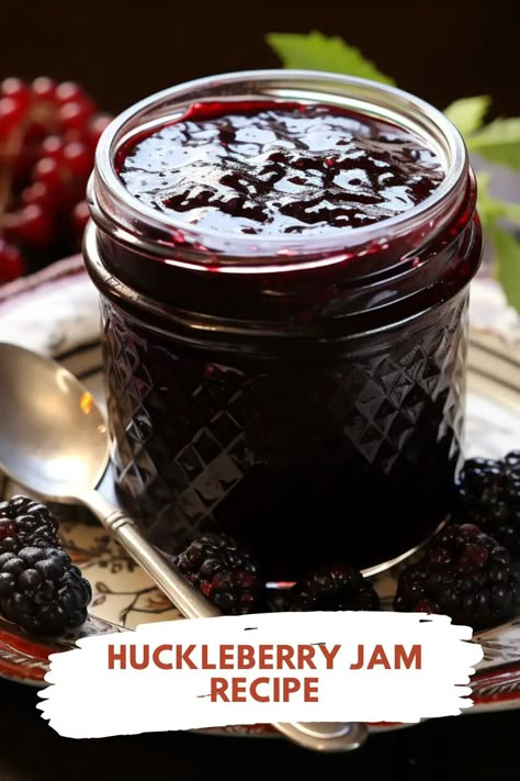 Huckleberry Jam Recipe – Hungarian Chef Huckleberry Habanero Jam, Canned Huckleberry Jam, Huckleberry Jalapeno Jelly, Huckleberry Canning Recipes, Huckleberry Freezer Jam Recipe, Huckleberry Jam Recipe Canning, Huckleberry Jelly Recipe, Fresh Huckleberry Recipes, Huckleberry Syrup Recipe