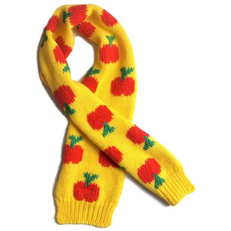 Bobo Choses - Knitted Scarf Apple Core, Sweet William, An Apple A Day, Funky Outfits, Apple A Day, Very Hungry Caterpillar, Apple A, Knee Socks, Playing Dress-up