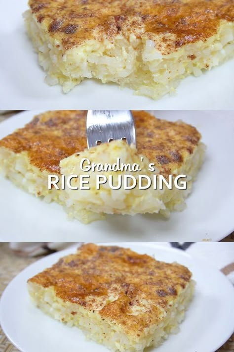 Best Rice Pudding, Best Rice Pudding Recipe, Rice Pudding Recipe Easy, Rice Puddings, Old Fashioned Rice Pudding, Baked Rice Pudding, Easy Pudding Recipes, Rice Pudding Recipes, The Best Rice