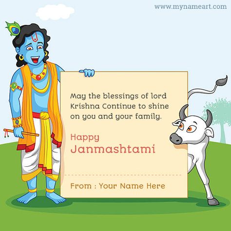 Happy Janmashtami Quotes With Name Janmashtami Quotes In English, Happy Janmashtami Quotes, Janmashtami Quotes, Janmashtami Greetings, Happy Janmashtami Image, Janmashtami Images, Greeting Card Maker, Janmashtami Wishes, 2024 Quotes