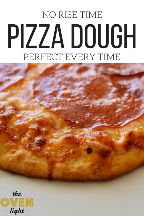 No Rise Pizza Dough, Pizza Dough Recipe Quick, Quick Pizza Dough, No Yeast Pizza Dough, Perfect Pizza Dough, Pizza Dough Recipes, Quick Pizza, Pizza Dough Recipe Easy, Easy Pizza Dough