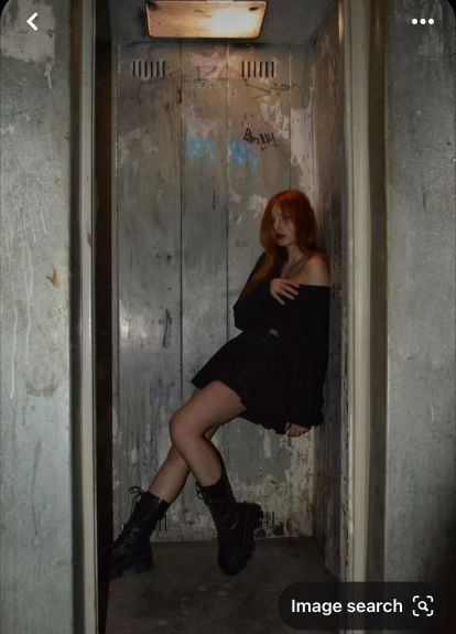 Goth Photography Aesthetic, Abandoned Photoshoot Ideas, Alt Photoshoot Ideas, Public Photoshoot, Kim Kardashian Poses, Grunge Photoshoot, Edgy Photography, 44th Birthday, Senior Photoshoot