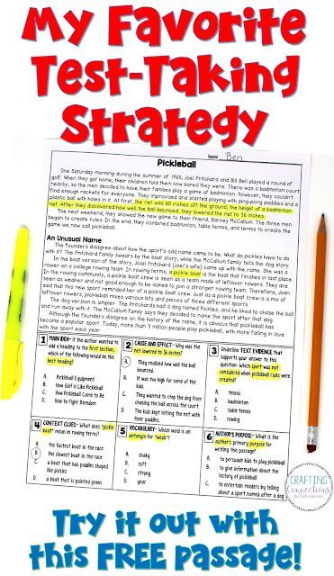 There are many valuable test-taking strategies to teach upper elementary students before they take a standardized reading test. Check out this blog post to read about the test strategy that I think is most beneficial for students. It includes a FREE reading comprehension practice passage! Reading Testing Strategies, Online Testing Strategies, Multiple Choice Test Taking Strategies, Reading Test Strategies, Staar Reading Strategies, Test Strategies, Test Prep Strategies, Testing Motivation, Reading Comprehension Practice