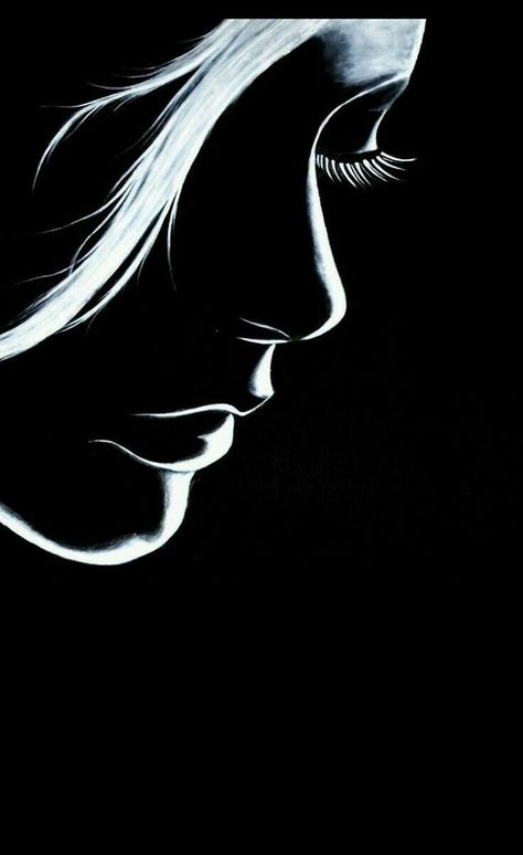 Black And White Face Drawing, Black Line Art Wallpaper, Silhouette Art Black, Woman Face Art, Diy Silhouette, Drawing Beautiful, Black Paper Drawing, Afrikaanse Kunst, Black And White Art Drawing