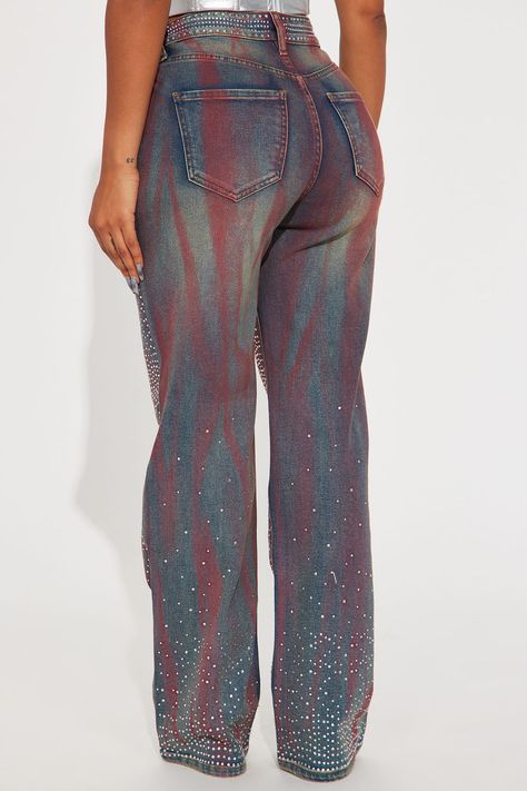 Daydreaming Embellished Straight Leg Jeans - Medium Wash | Fashion Nova Hair Expo, Rhinestone Jeans, Cute Birthday Outfits, Fashion Nova Jeans, Baddie Outfits Casual, Cute Everyday Outfits, Birthday Outfit, All About Fashion, Jean Outfits