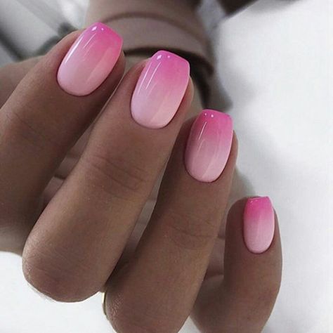 Ombre Powder Nails, Pink Nails Dip, Ombré Dip Nails, Pink Ombre Nail Designs, Pink Ombre Nails Glitter, Pink Dip Powder Nails, Pink Nail Design Ideas, Nails Ombré, Ombre Nail Colors