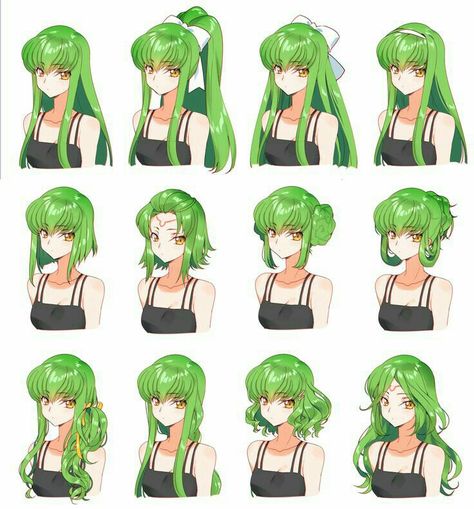 Female Anime Hairstyles, Prom Hair Styles, Anime Haircut, Drawing Hairstyles, Hairstyles Drawing, Pelo Anime, Anime Hairstyles, Manga Hair, Draw Hair