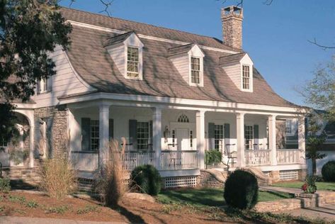 Cape Cod Plans, Southern Beauty, Cape Cod House Plans, Dutch Colonial Homes, Colonial Cottage, Colonial Style House Plans, Southern House Plan, Colonial House Plans, Southern Living House Plans