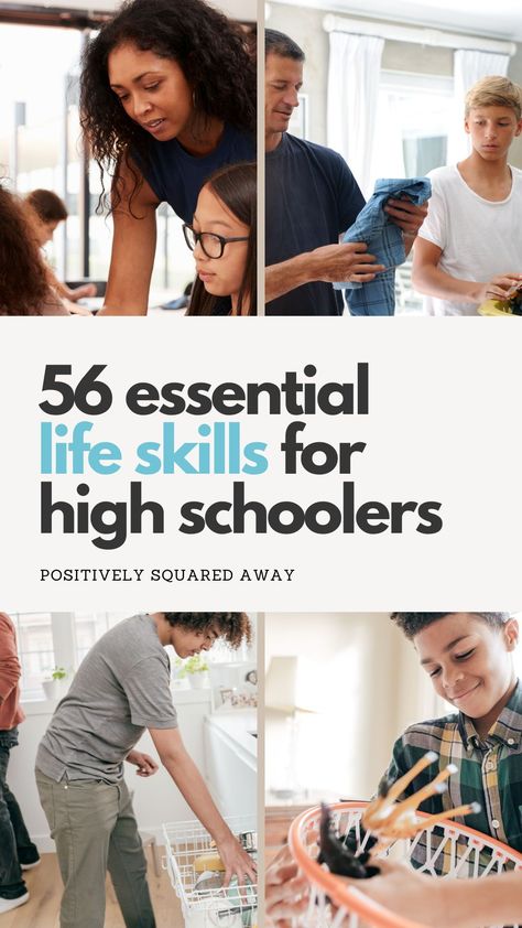 From basic life skills lessons to advanced parenting hacks, this guide is the parenting teen's roadmap to teaching essential skills for thriving in adulthood. Life Skills For College Students, Life Skills High School, Life Skills For Young Adults, Life Skills For Teens Free Printable, College Preparation For High Schoolers, Life Skills Activities For Teens, Homeschool Life Skills, Life Skills For Teens, Homeschool Electives