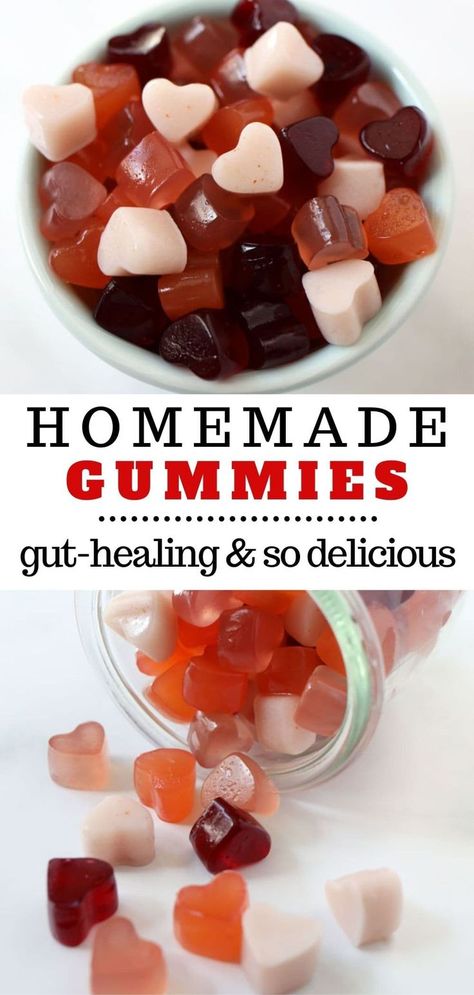 5 hours · Gluten free Paleo · Serves 4 · These gut healing gummies couldn’t be easier, and they’re a candy with health benefits! They’re super delicious, too. Healthy Gummies, Homemade Fruit Snacks, Homemade Gummies, Gummies Recipe, Gelatin Recipes, Healing Recipes, Gut Healing, Homemade Snacks, Fruit Snacks