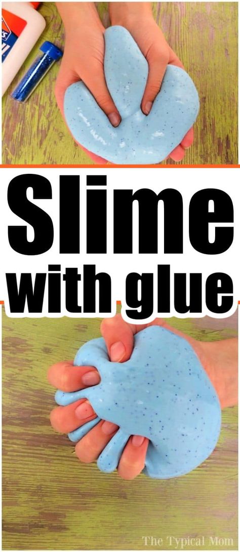 How to make slime with glue and a little glitter! Easy recipe using just a few ingredients, and you can make it any color you like. #easyslimerecipe #slimewithglue #basicslime #bestslime #glueslime Slime With Glitter Glue, Slime With Glue, Glue Recipe, Glitter Slime Recipe, How To Make Glue, St Patricks Day Rainbow, Classroom Kindergarten, Easy Slime Recipe, Slime No Glue