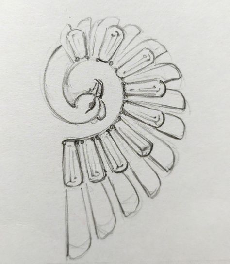 Brooch Design Sketch, Peacock Sketch Design, Jewellery Sketches Illustration, Peacock Jewellery Design, Embroidery Logo Design Ideas, Jewelry Design Sketch, Jewellery Drawing, Jewellery Sketch, Accessories Design Sketch