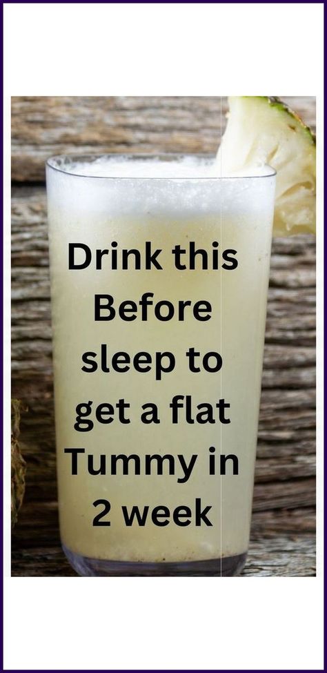 Drink this before sleep to melt fat like crazy without exercise Bedtime Drink, Belly Fat Overnight, Belly Fat Burner Drink, Natural Drinks, Fat Loss Drinks, Fat Burner Drinks, Flat Tummy, Fat Burning Drinks, Lose 20 Pounds